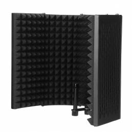 Plegable Micrófono Escudo de aislamiento acústico Espumas acústicas Panel de estudio para grabación Transmisión en vivo