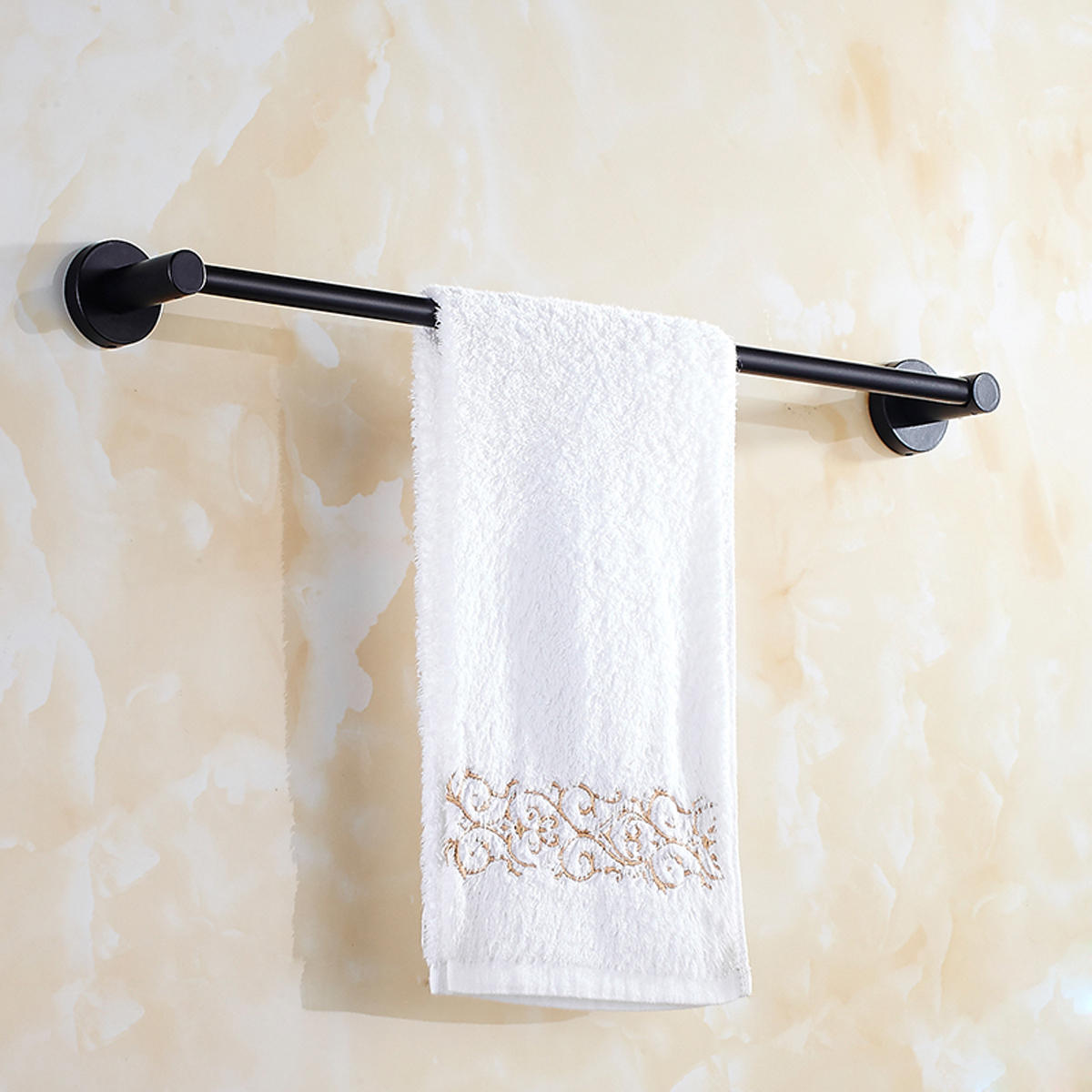 Black Hand Toalla Rail Rack Gancho Toilet Cepillo Paper Holder para Cuarto de baño Accessories