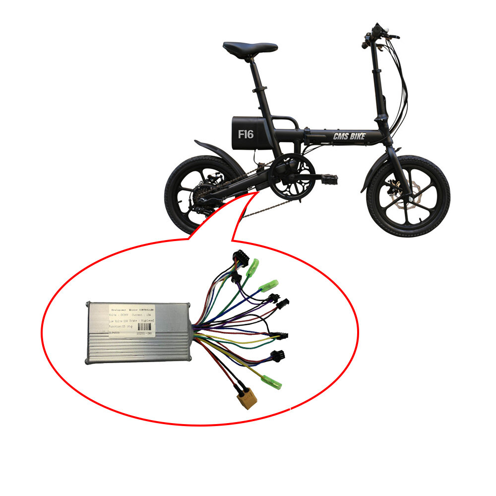CMSBIKE F16 Bicicleta eléctrica Sin escobillas Controlador motor Controlador de velocidad para E-Bike