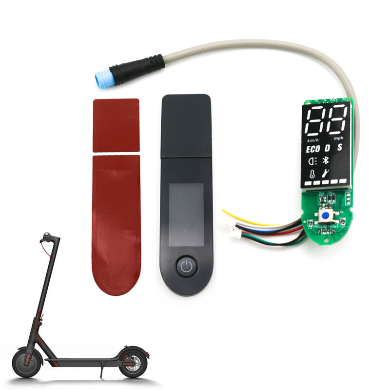 BIKIGHT Scooter Eléctrico Bluetooth Tablero + Panel de interruptores para XIAOMI M365 Pro Instrumento de tablero de cabl