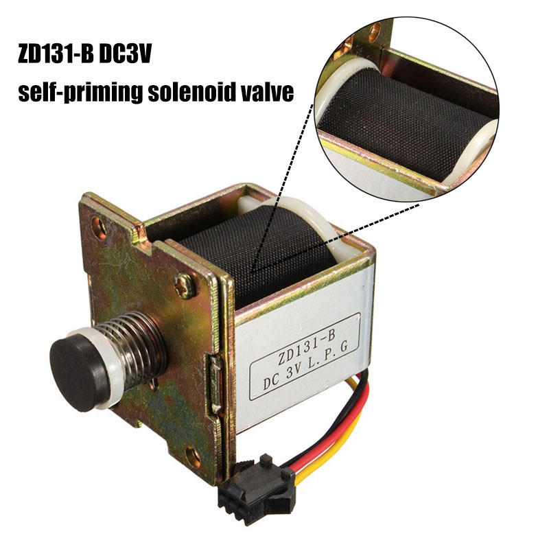 MACRO Cobre DC 3V Agua de gas Calentador Válvula de solenoide Válvula de autocebado Calentador Accesorios