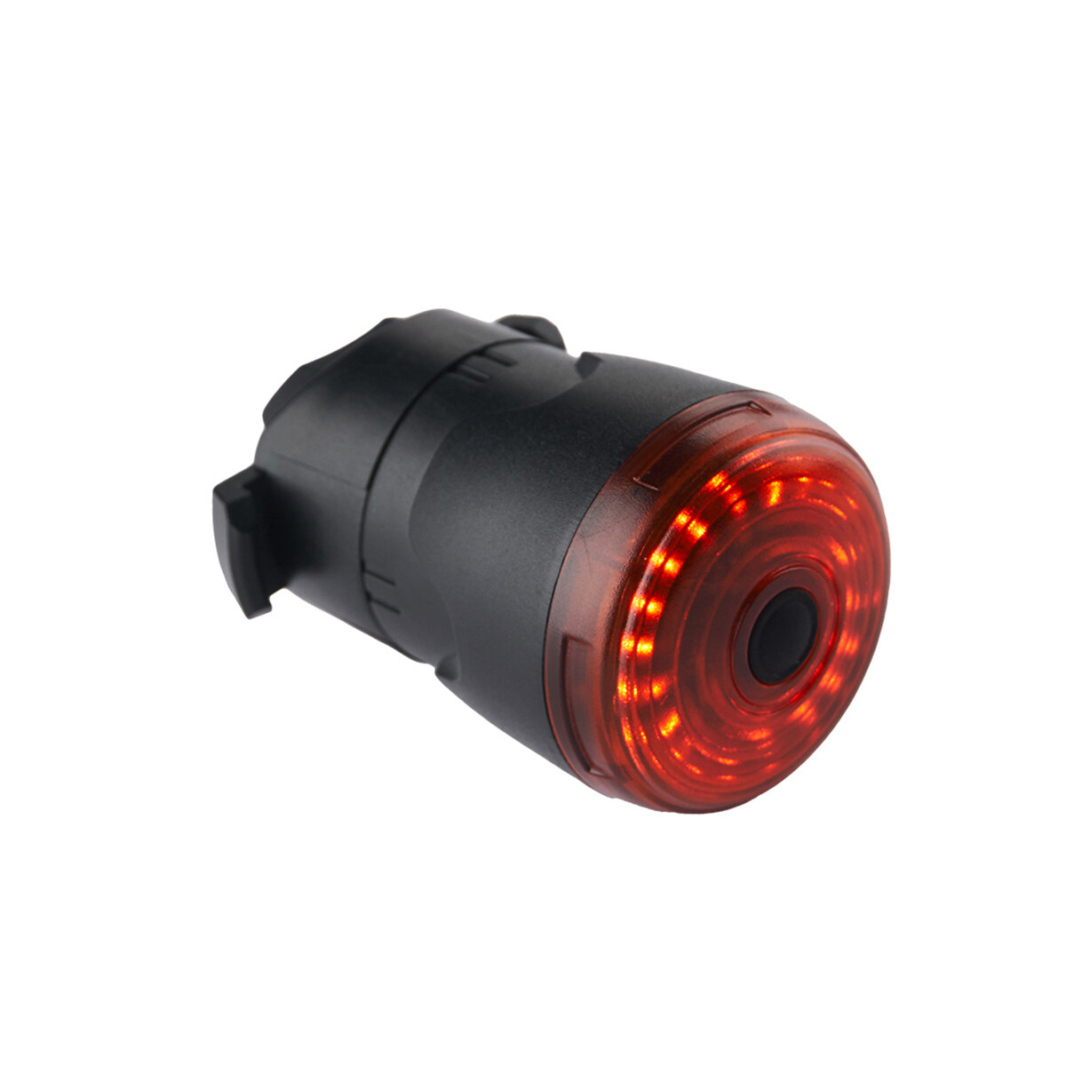 BIKIGHT IPX6 Impermeable USB de carga rápida inteligente Sensor LED Advertencia de bicicleta Luz intermitente Luz traser