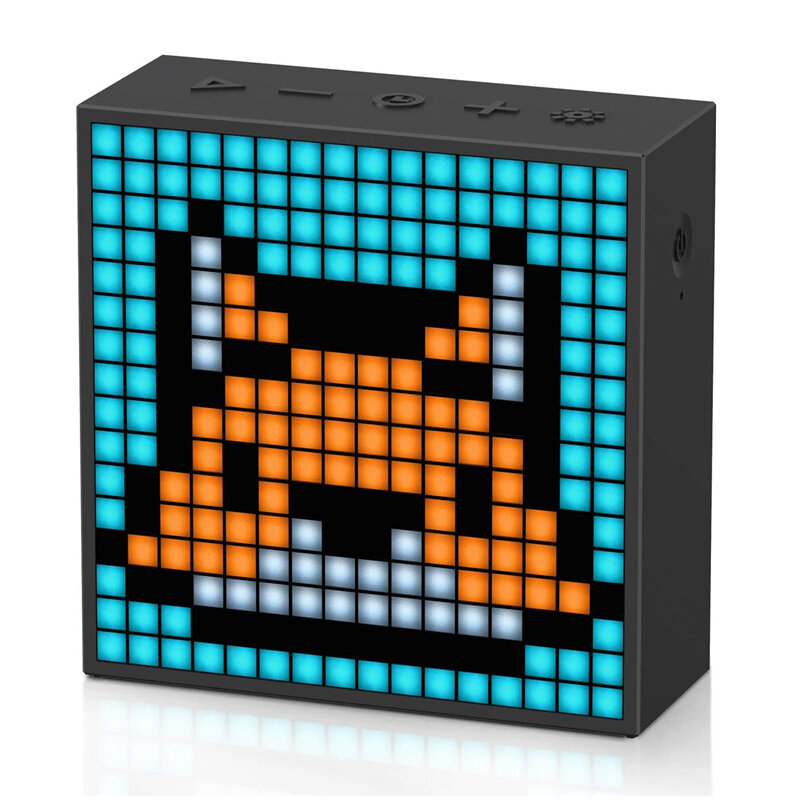Divoom Timebox Evo altavoz portátil bluetooth con alarma Reloj programable LED Pantalla para Pixel creación de arte rega
