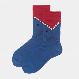 Serie de tiburones Algodón Pareja Modelos Personalidad de moda Calle calcetines