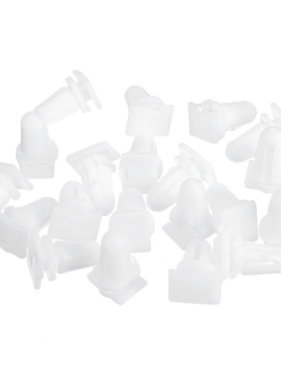 20 piezas sujetadores de retención de plástico blanco para BMW E30 E36 E39 E38 325xi 525i 750i 51471840961