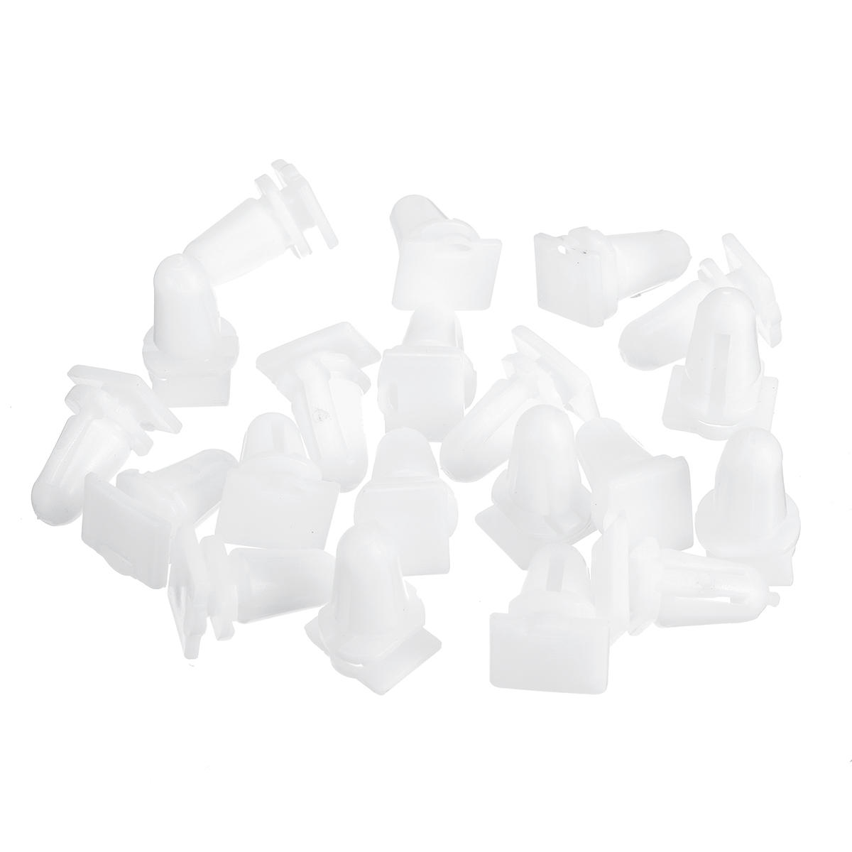 20 piezas sujetadores de retención de plástico blanco para BMW E30 E36 E39 E38 325xi 525i 750i 51471840961