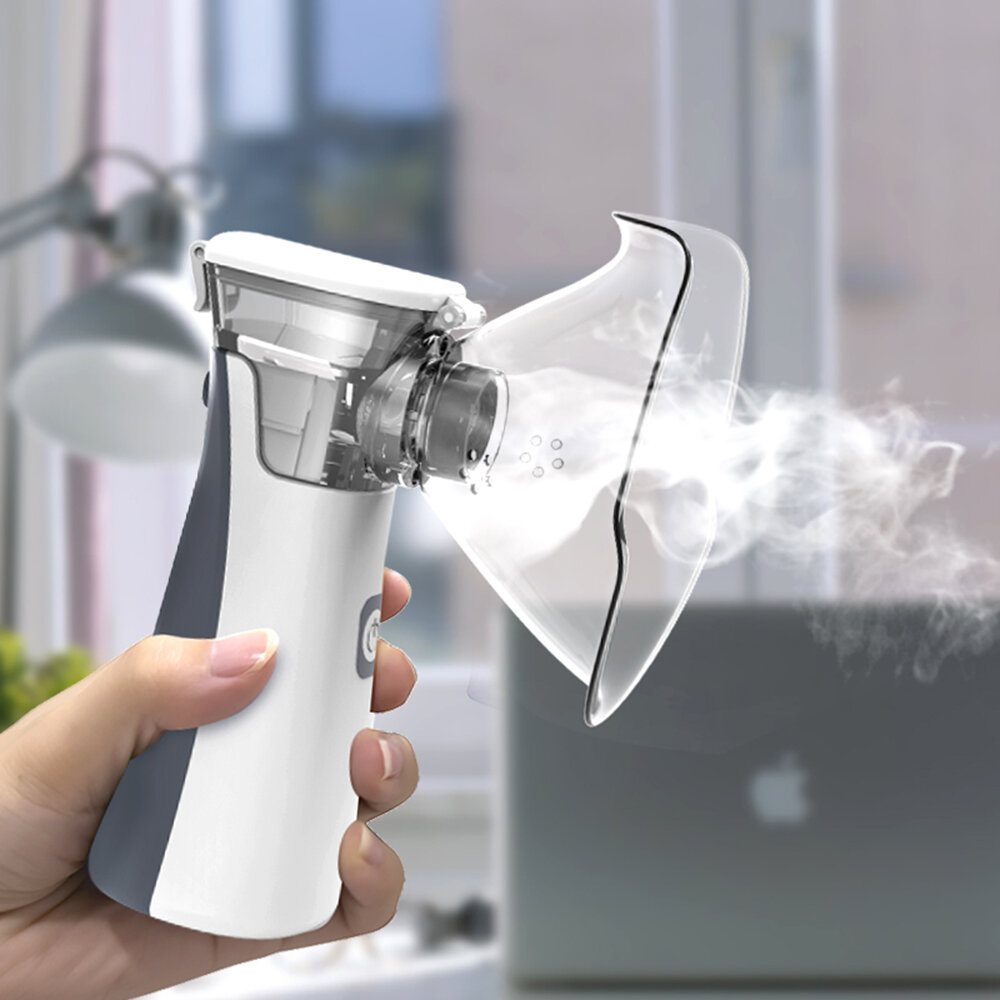 BOXYM-N2 Nebulizador ultrasónico portátil Inhalador de asma portátil para el hogar con bajo nivel de líquido residual pa