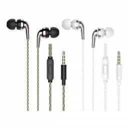 HOCO M71 3.5mm In-ear Auricular Auriculares estéreo de alta fidelidad Impermeable Auriculares con micrófono