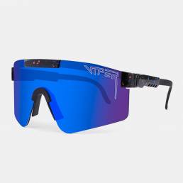Unisex Gradient Ajustable Gafas Pierna Galvanizado True Film al aire libre Deporte UV Protección Gafas de sol polarizada