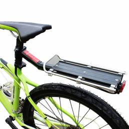 9KG Asiento de bicicleta de aleación de aluminio Soporte trasero de montaje en alforjas Bicicleta Post Bike Equipaje Por
