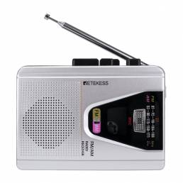 Retekess TR620 FM AM Radio con reproducción de cassette Grabadora de voz Cinta de reproducción Interruptor de modo de bu