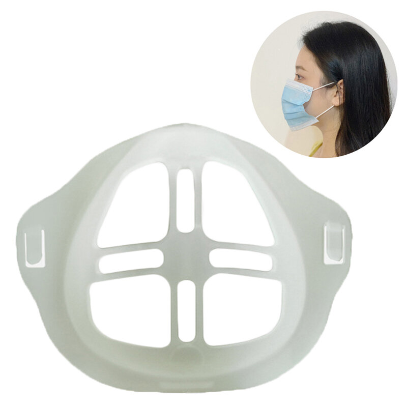 BIKIGHT 10PCS 3D Mascara Marco de soporte interno para la cara Mascara Prevenir Lápiz labial Off Soporte de máscara faci