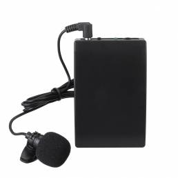 Mini transmisor inalámbrico inalámbrico con clip de solapa Micrófono Conjunto de transmisor de micrófono para la reunión