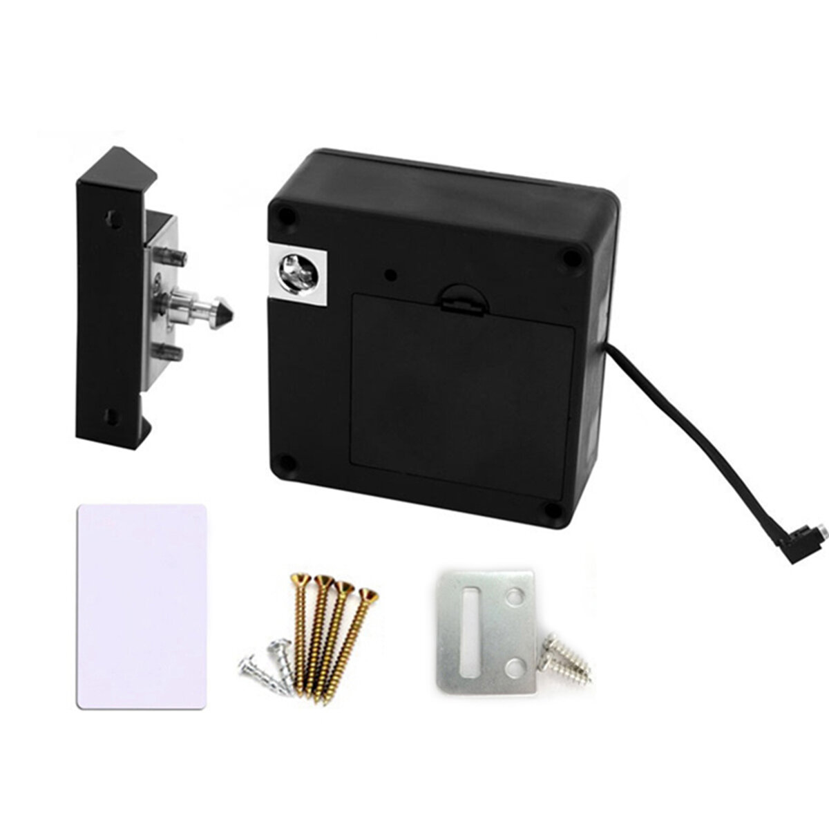 Puerta antirrobo sin llave cerradura Oculto Invisible RFID Armario con cajón para tarjetas cerraduras