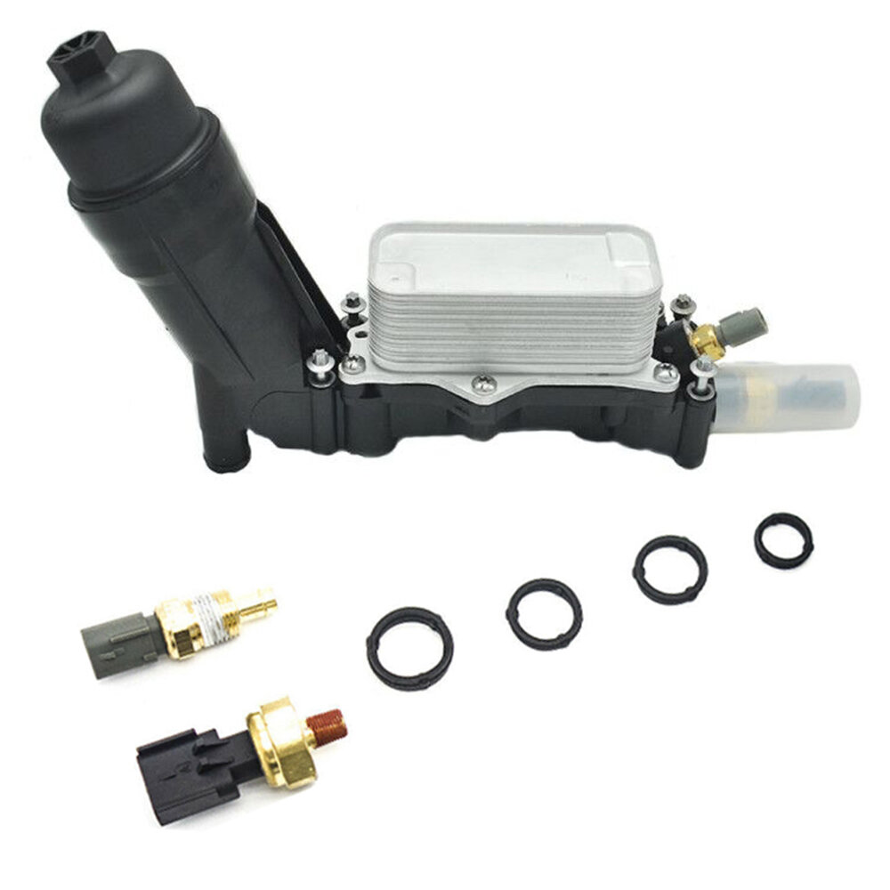Motor Oil Kit de juntas de adaptador de carcasa de filtro de enfriador 5184294AE para Jeep para Dodge para Chrysler 2011