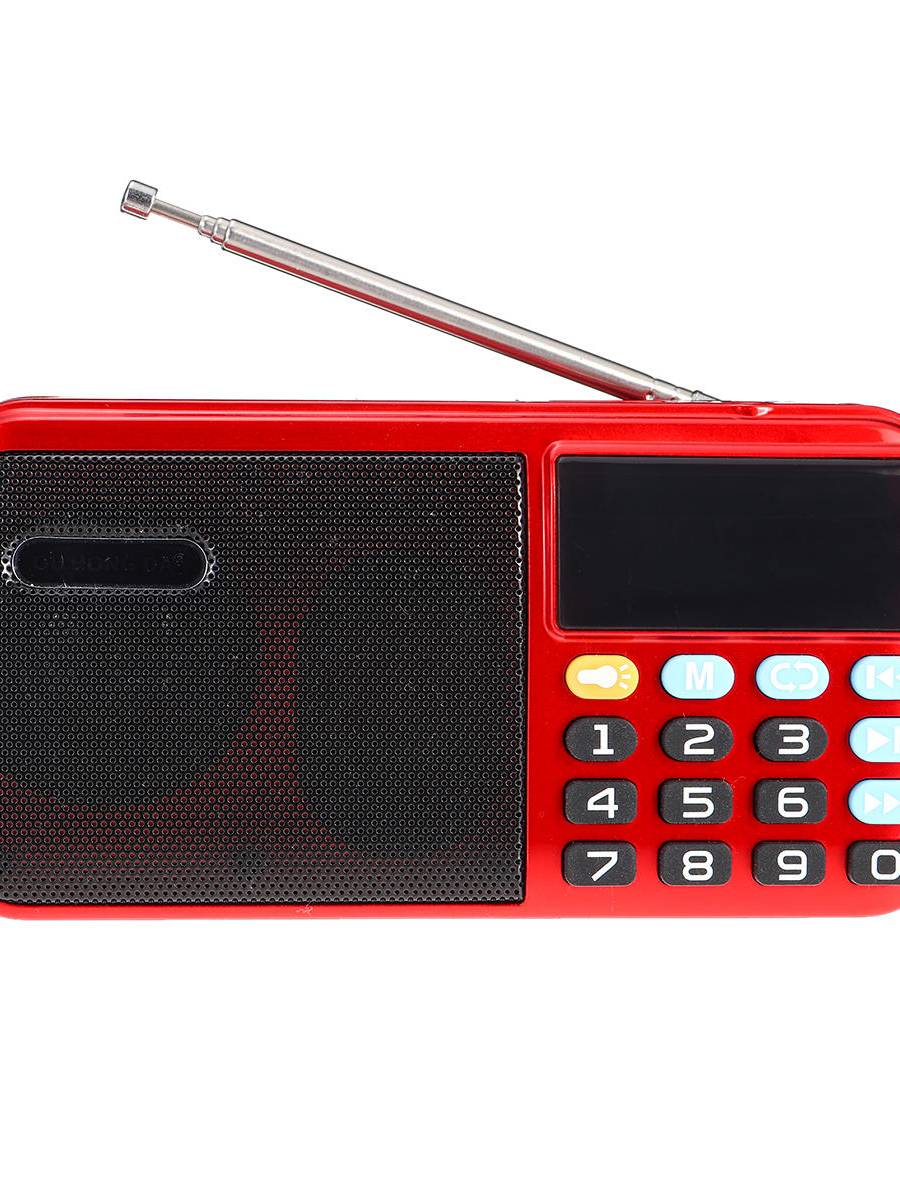 FM portátil 70-140Hz Radio TF Tarjeta Reproductor de música Altavoz de 2.1 canales