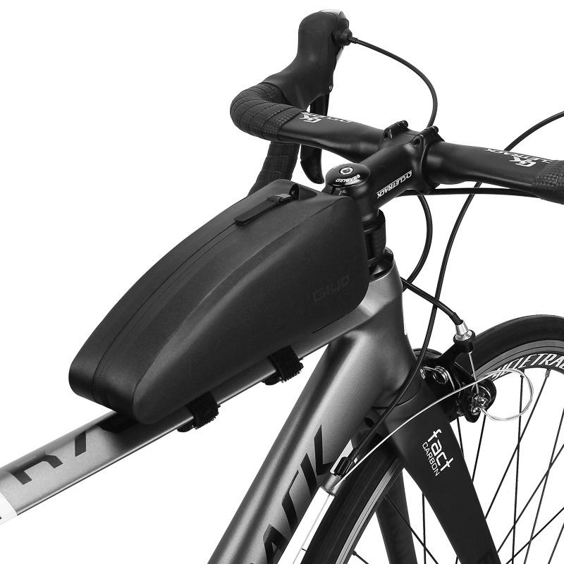 GIYO TPU Revestido Nylon Bicicleta Bicicleta Delantera Impermeable Bolsa Cuadro de tubo Bolsa Bicicleta de carretera MTB