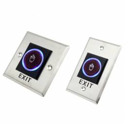 Infrarrojo Sensor Interruptor sin contacto Botón de salida de liberación sin contacto con LED Indicación
