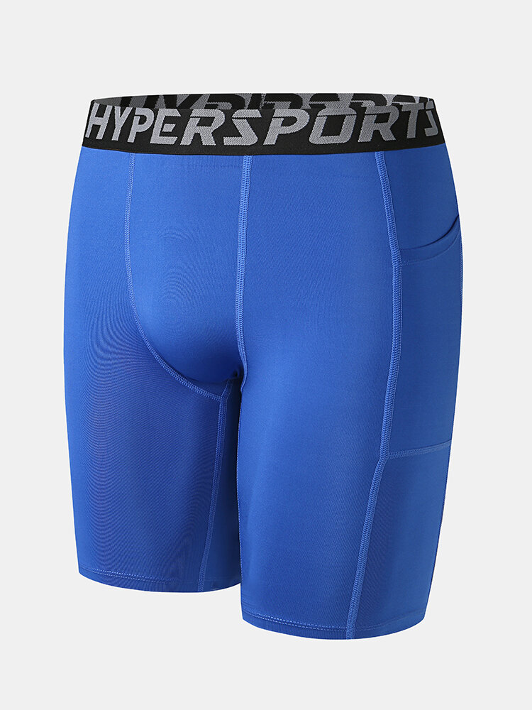 Pantalones cortos deportivos de entrenamiento elásticos transpirables de secado rápido elásticos para hombre Aptitud