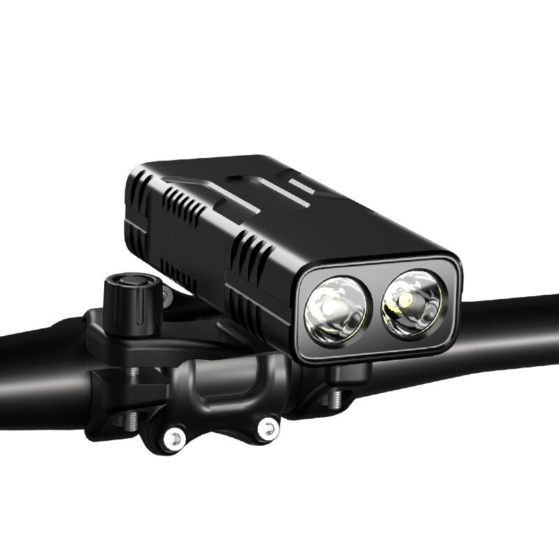 BIKIGHT 10000mAh de gran capacidad súper largo Batería Life Strong Light LED Linterna Impermeable Faro de bicicleta