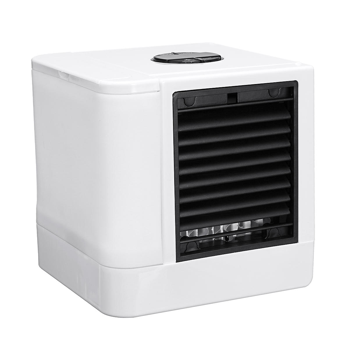 Mini acondicionador de aire portátil USB 7 colores purificador de humidificador de ventilador de enfriamiento de aire li