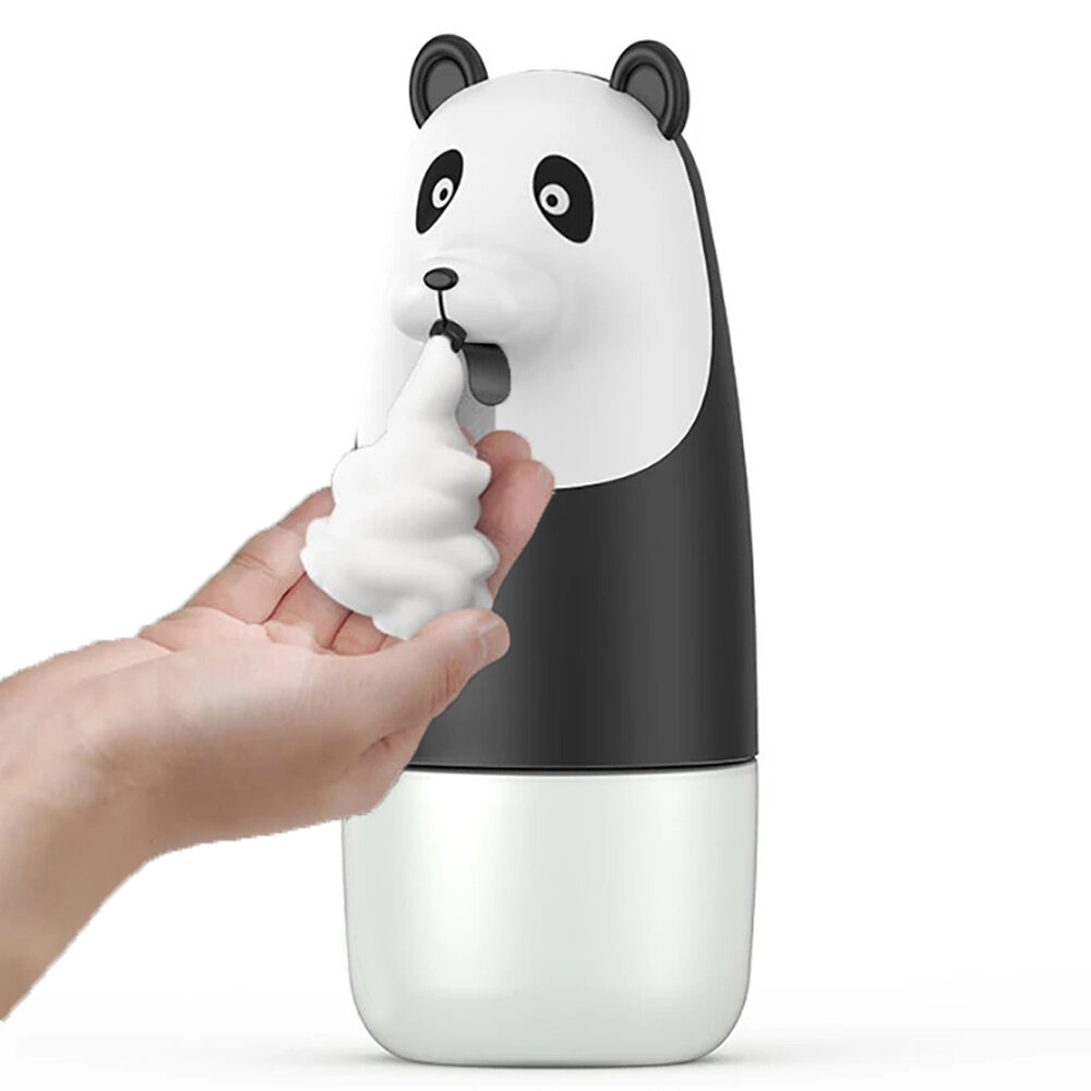 Espuma automática Jabón Dispensador de dibujos animados Inducción Líquido Lavadora de manos Carga USB Espuma inteligente
