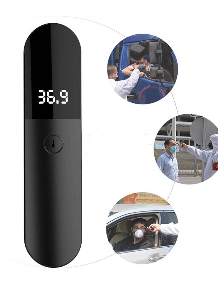 Cuerpo de frente infrarrojo sin contacto Termómetro Adultos Niños Temperatura corporal Fiebre Medida herramienta Digital