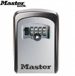 Master cerradura Key Safe Caja al aire libre Contraseña de combinación de montaje en pared cerradura Llaves ocultas Alma