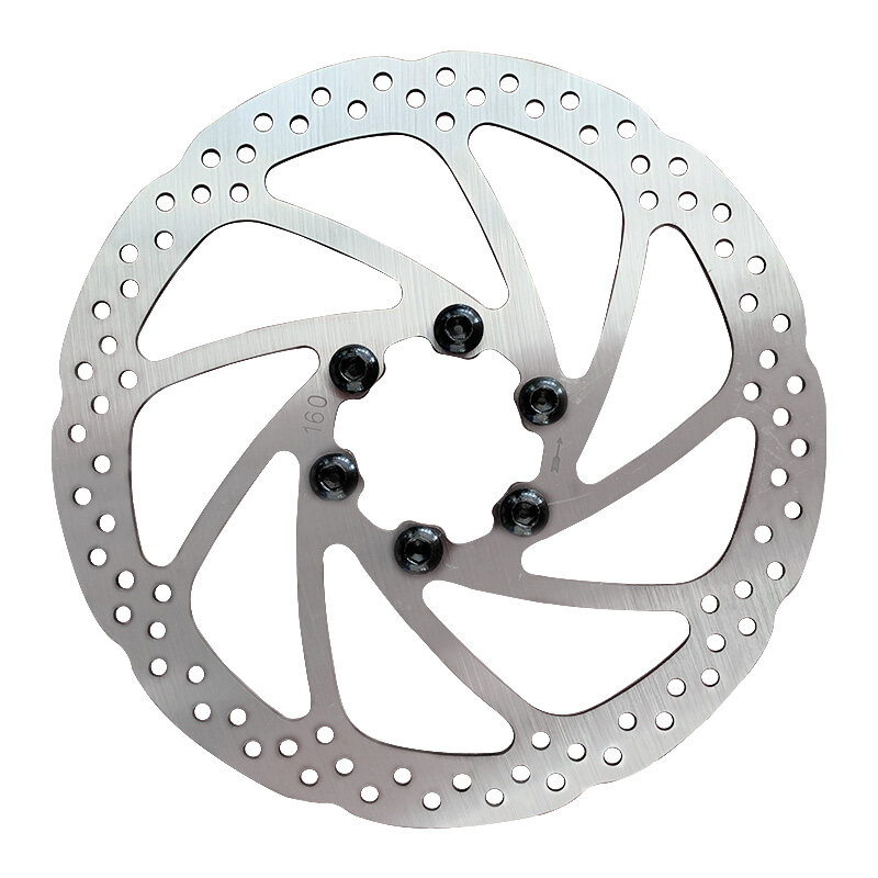 1 Uds 160mm disco de freno de acero inoxidable para CMSBIKE F16PLUS piezas de repuesto de bicicleta eléctrica MTB bicicl