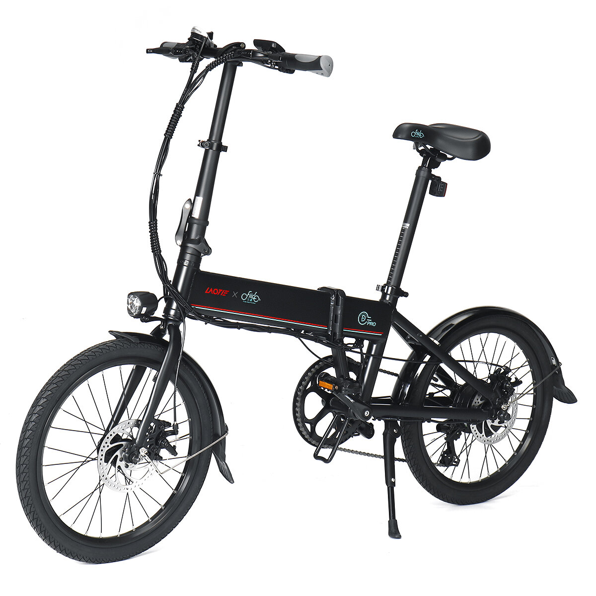 [CZ Direct] LAOTIE X FIIDO D4s Pro 11.6Ah 36V 250W 20in Bicicleta de ciclomotor plegable 25km / h Velocidad máxima 90KM