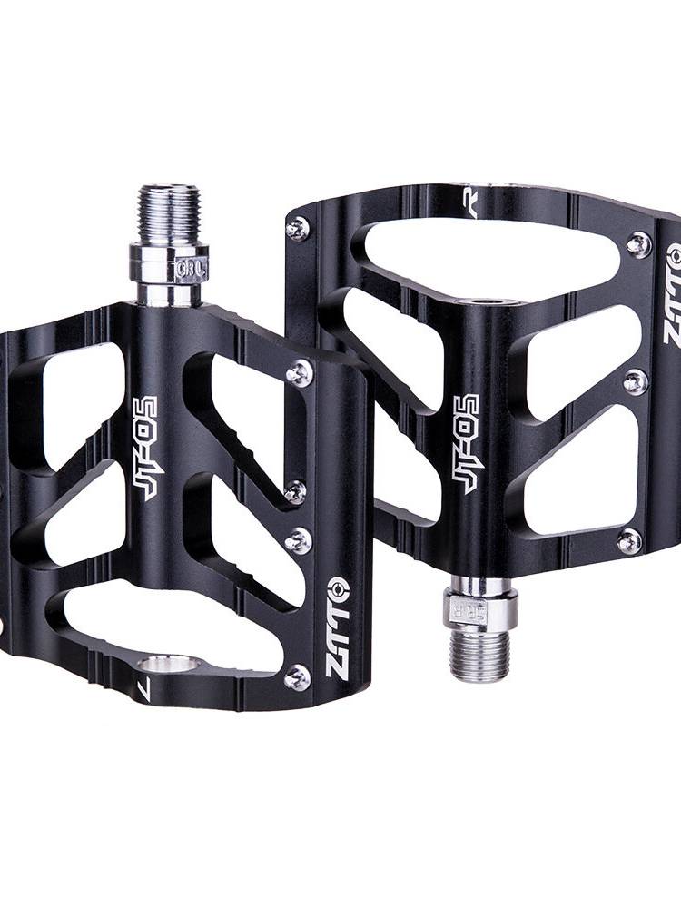 ZTTO JT05 Pedales de bicicleta antideslizantes anchos de aleación de aluminio de alta resistencia Pedales de bicicleta d