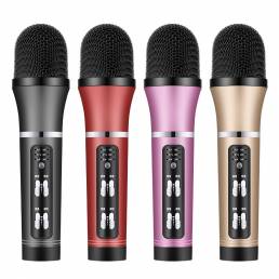 LAIMODA C25 USB Karaoke Micrófono Grabación Micrófono Mini condensador de estudio Micrófono para transmisión en vivo de
