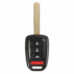 4 Botones Control remoto Cubierta de llave Shell Caso Reemplazo de Honda Accord 2013-2015