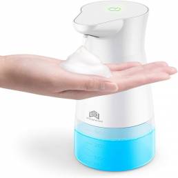 Dispensador automático de 350 ml Jabón Infrarrojos inteligente Sensor Dispensador de desinfectante manos libres Cuarto d