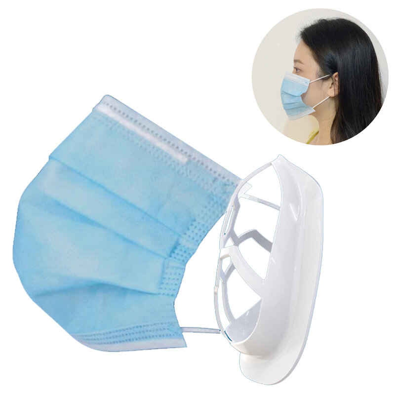 BIKIGHT 5PCS Mascara Marco de soporte interior Soporte 3D Más espacio para respirar Boca lavable Mascara Soporte Cara Ma