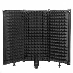 Panel de espuma reflectante de sonido de micrófono de grabación de estudio de escudo de aislamiento plegable portátil Mi