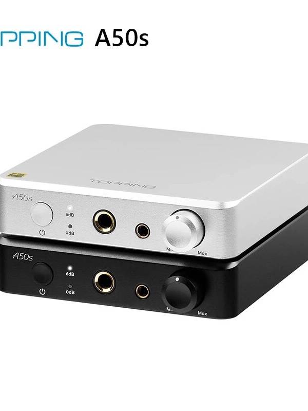 TOPPING A50S 4.4 mm Equilibrado 6.35 mm Auricular insignia NFCA Hi-Res Audio Pre AMP de un solo extremo Amplificador
