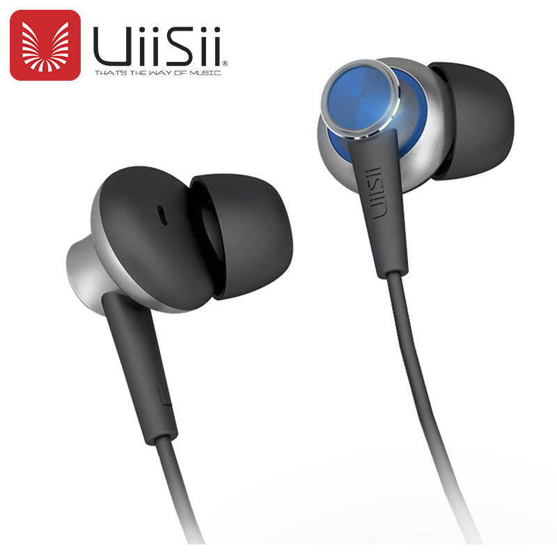 UiiSii Hi810 Stereo In-Ear Auricular Auriculares con aislamiento de ruido Auriculares con cable Bass Auricular con micró