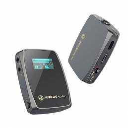 El sistema Mirfak WE10 Audio Micrófono anuncia una tarjeta SD digital inalámbrica compacta de doble canal de 2