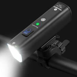 Luz de bicicleta ROCKBROS V9M-1000 1000lm Impermeable 5 modos USB recargable faro de bicicleta luz delantera de biciclet