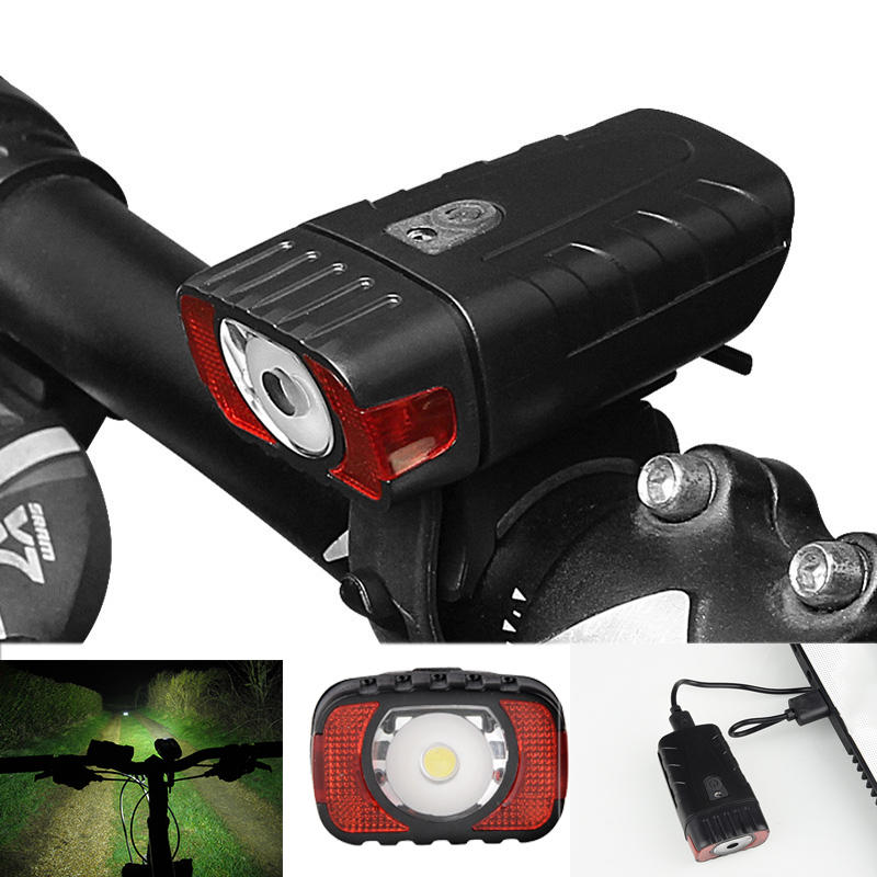 XANES SFL09 650LM XPG Luz inteligente Sensor 3 modos 800mAh Luz delantera de bicicleta recargable