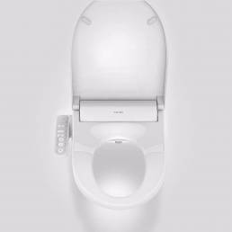 Cubierta de asiento de inodoro inteligente Tinymu Tapa de inodoro de limpieza termostática de doble boquilla controlada