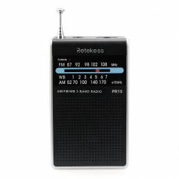 Retekess F9214 PR15 Digital Pantalla Radio con FM AM para la familia cámping al aire libre