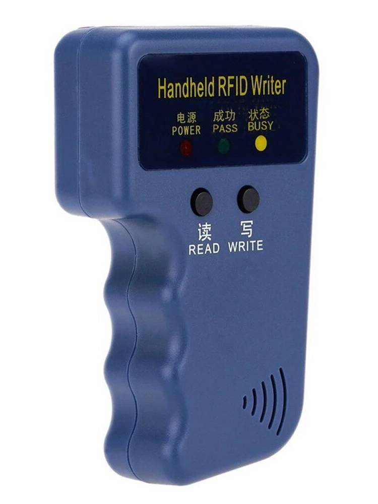 HACHANLUN Handheld 125KHz RFID Duplicadora Copiadora Escritora Programador Lector RFID Escritor de tarjetas de identific
