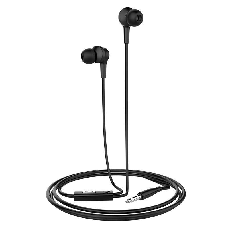 HOCO M50 3.5mm In-ear Auriculares Cancelación de ruido Auricular con micrófono para iphone Samsung