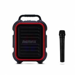 REMAX RB-X3 Portable Bluetooth K Song Speaker Subwoofer bajo Manos libres al aire libre Con micrófono inalámbrico para a