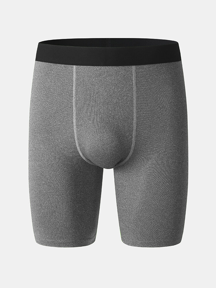 Pantalones cortos deportivos de cintura media para hombre