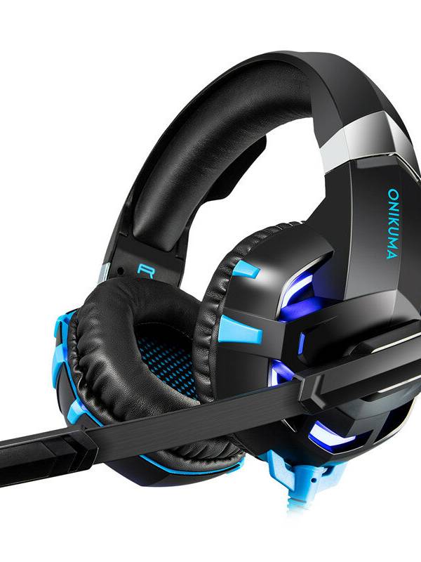 K2A Gaming 3.5mm Wired Headset Cancelación de ruido para iluminación PS4 Gaming Computer Auricular con micrófono