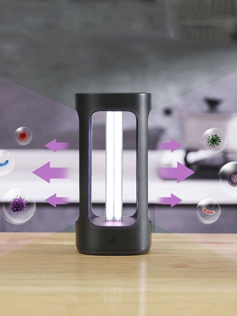 CINCO inteligentes LED UV Luz de esterilización Esterilizador de inducción del cuerpo humano Mesa interior Lámpara Mijia