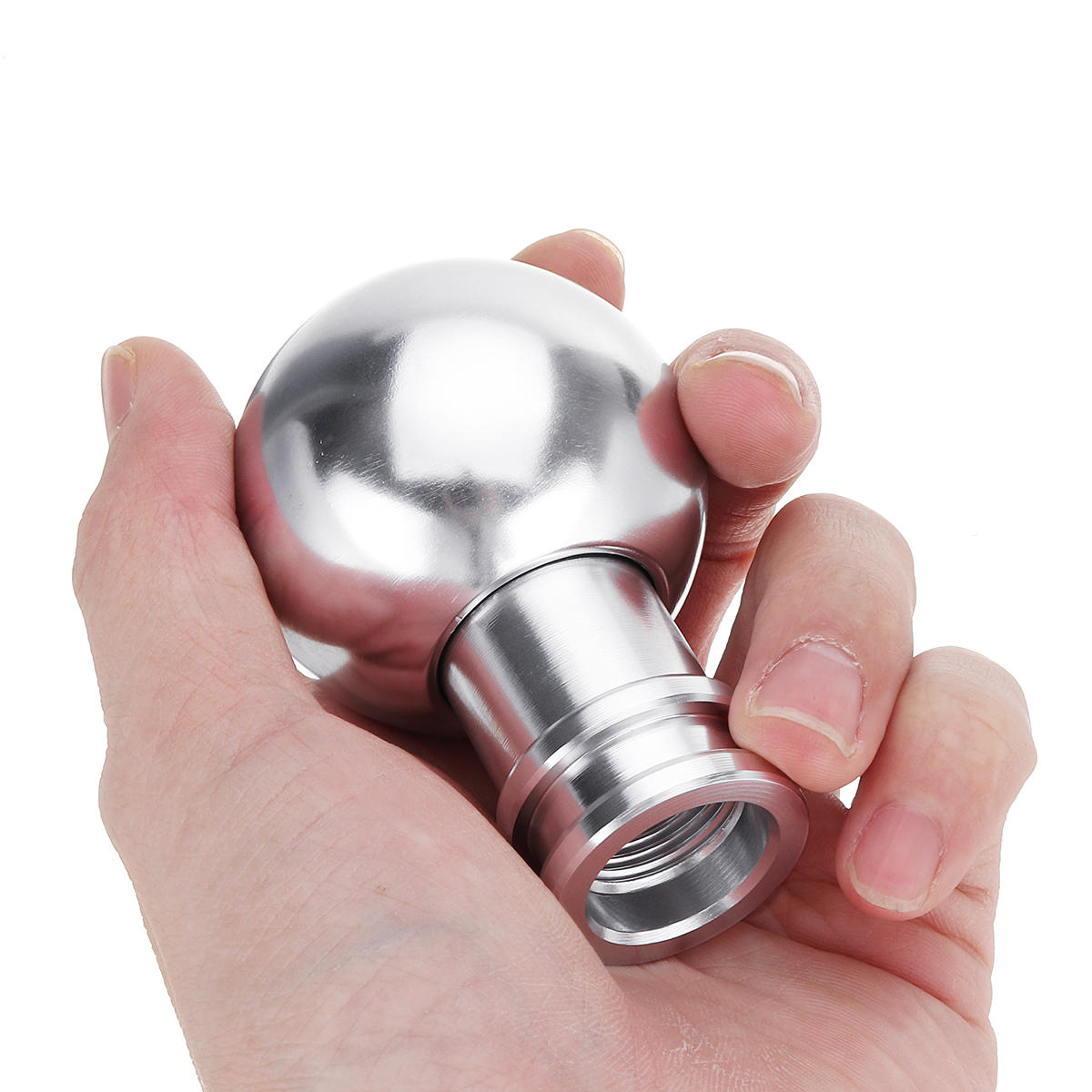 Forma universal de la bola del botón del cambio de marcha de la aleación de aluminio Coche de la velocidad 6